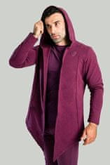 STRIX Pánský kardigan Hoodie Plum (Velikost S)