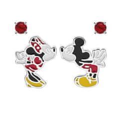 Disney Stříbrná sada náušnic Mickey and Minnie Mouse SS00004SRRL.CS