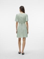 Vero Moda Dámské šaty VMALBA Regular Fit 10292845 Silt Green (Velikost M)