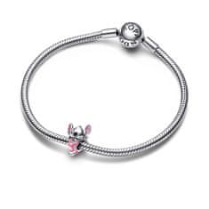 Pandora Stříbrný korálek Disney Stitch s narozeninovým dortem 793189C01