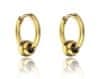 Marc Malone Pozlacené kruhové náušnice Everly Gold Earrings MCE23023G