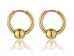 Marc Malone Pozlacené kruhové náušnice Everly Gold Earrings MCE23023G