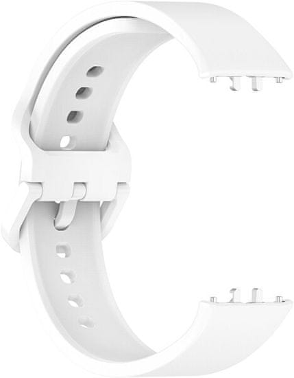 4wrist Řemínek pro Samsung Fit 3 - Silicone Band White