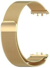 4wrist Řemínek pro Samsung Fit 3 - Milanese Loop Gold