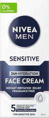 Nivea Hydratační krém pro muže Sensitive (Face Cream) 75 ml