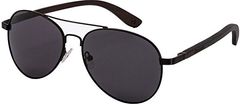 MEATFLY Polarizační brýle AVIATOR Black