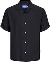 Jack&Jones Pánská košile JORJEFF Relaxed Fit 12256322 Black (Velikost L)