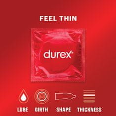 Durex Kondomy Feel Thin Regular Fit (Varianta 24 ks)