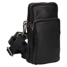 Lagen Dámská kožená crossbody kabelka BLC-23/2286 BLK