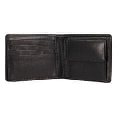 Lagen Pánská kožená peněženka LG-7655/H BLK