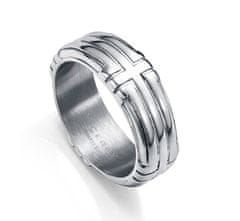 Viceroy Nadčasový pánský prsten z oceli Beat 14113A02 (Obvod 64 mm)
