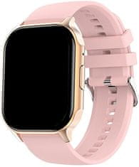 Wotchi AMOLED Smartwatch W26HK – Gold - Pink