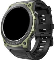 Wotchi AMOLED Smartwatch DM55 – Green - Black