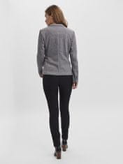 Vero Moda Dámský blejzr VMJULIA Regular Fit 10154123 Dark Grey Melange (Velikost 34)