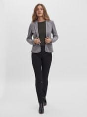 Vero Moda Dámský blejzr VMJULIA Regular Fit 10154123 Dark Grey Melange (Velikost 34)