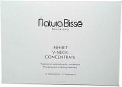 Natura Bissé Zpevňující koncentrát v ampulích pro péči o pokožku krku a dekoltu Inhibit (V-Neck Concentrate) 12 x