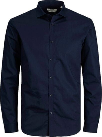 Jack&Jones Pánská košile JPRBLACARDIFF Slim Fit 12201905 Navy Blazer