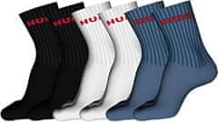 Hugo Boss 6 PACK - pánské ponožky HUGO 50510187-960 (Velikost 39-42)