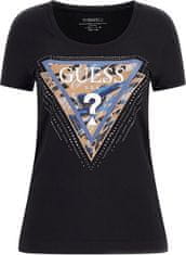 Guess Dámské triko Regular Fit W4YI15J1314-JBLK (Velikost S)