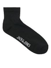 Jack&Jones 3 PACK - pánské ponožky JACLEON 12257150 White