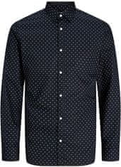 Jack&Jones Pánská košile JJJOE Slim Fit 12260131 Black (Velikost M)