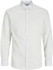 Jack&Jones Pánská košile JJJOE Slim Fit 12260131 White (Velikost L)