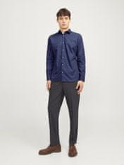 Jack&Jones Pánská košile JJJOE Slim Fit 12260131 Navy Blazer (Velikost L)