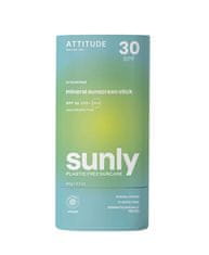Attitude Minerální ochranná tyčinka na tělo bez parfemace SPF 30 Sunly (Mineral Sunscreen Stick) 60 g