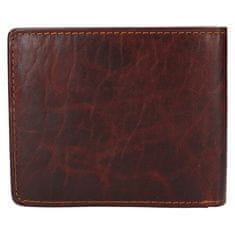 Lagen Pánská kožená peněženka 66-3701/M BRN