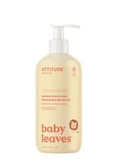 Attitude Dětské tělové mýdlo a šampon s vůní hruškové šťávy Baby Leaves (Shampoo & Body Wash) 473 ml