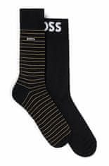 Hugo Boss 2 PACK - pánské ponožky BOSS 50467722-002 (Velikost 43-46)