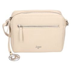 Lagen Dámská kožená crossbody kabelka BLC-23/2627 OFF WHITE