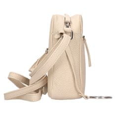 Lagen Dámská kožená crossbody kabelka BLC-23/2627 OFF WHITE