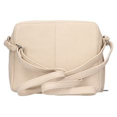 Lagen Dámská kožená crossbody kabelka BLC-23/2627 OFF WHITE