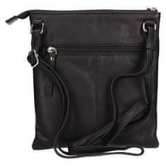 Lagen Dámská kožená crossbody kabelka BLC-4594-20 BLK