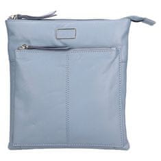 Lagen Dámská kožená crossbody kabelka BLC-4594-20 L.BLUE