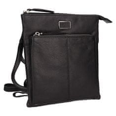 Lagen Dámská kožená crossbody kabelka BLC-4594-20 BLK