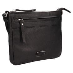 Lagen Dámská kožená crossbody kabelka BLC-23-2594 BLK