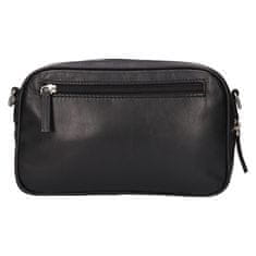 Lagen Dámská kožená crossbody kabelka BLC-23/2655 BLK