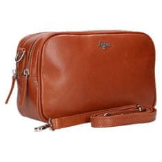 Lagen Dámská kožená crossbody kabelka BLC-23/2655 CGN