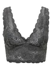 ONLY Dámská podprsenka ONLCHLOE Bralette 15107599 Thunderstorm (Velikost M)