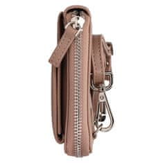 Lagen Dámská kožená crossbody kabelka BLC/5425 TAUPE