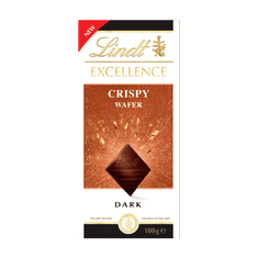 LINDT EXCELLENCE Dark Crispy Wafer 100g