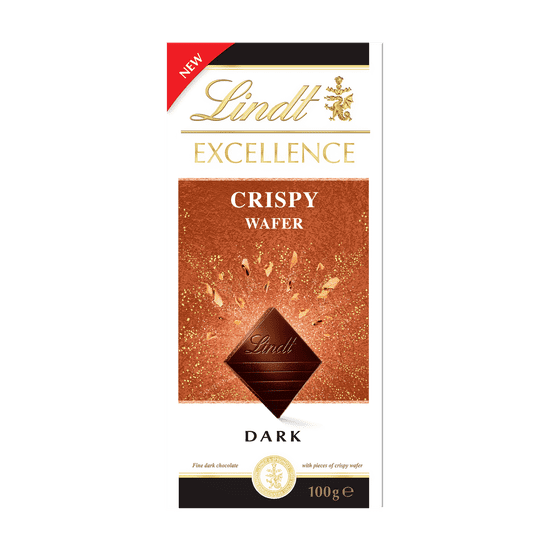 LINDT EXCELLENCE Dark Crispy Wafer 100g