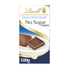 LINDT Lindt Mléčná čokoláda bez přidaného cukru 100g