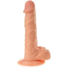 XSARA Žilnaté dildo na přísavce realistickýpenis s varlaty - 78348259