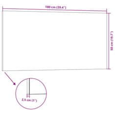 Vidaxl 3D nástěnné panely 5 ks hnědé 100 x 50 cm EPS