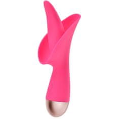 XSARA Vibrátor g spot jazýček orgasmový stimulátor - 10 funkcí vibrací a pulzací - 77369689