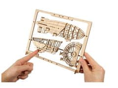 UGEARS 2.5d dřevěné mechanické puzzle vzducholoď zeppelin