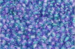 Kraftika 100pc crystal purple violet green blue melon spacer beads